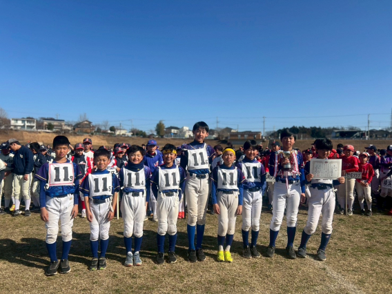 第39回泉区学童野球連盟駅伝大会において第三位獲得！！